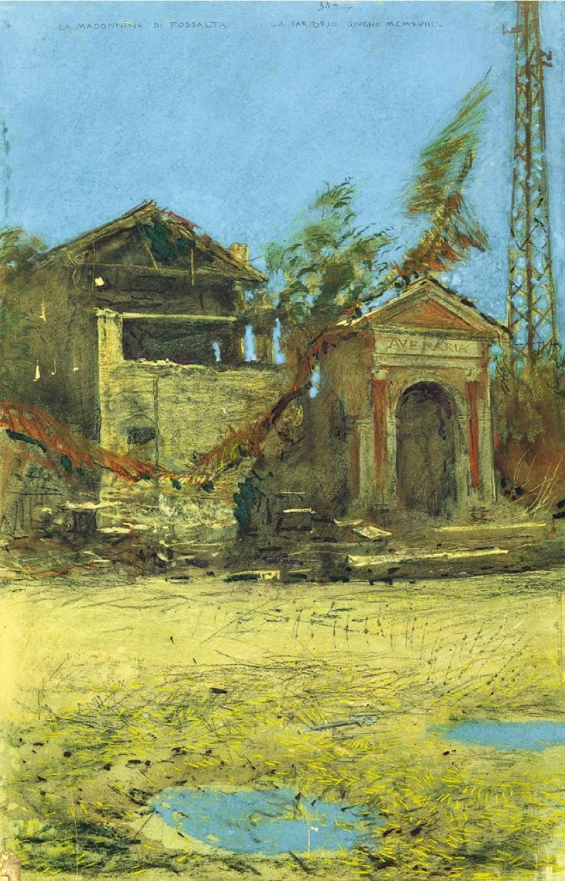 La Madonnina di Fossalta - Fondo G.A. Sartorio. Palazzo della Farnesina, Roma